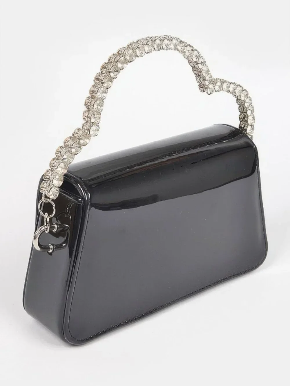 Glitter Rhinestone Handle Bag